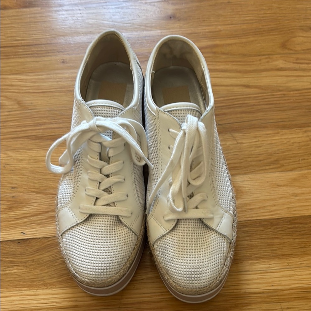 White Mesh Sneakers